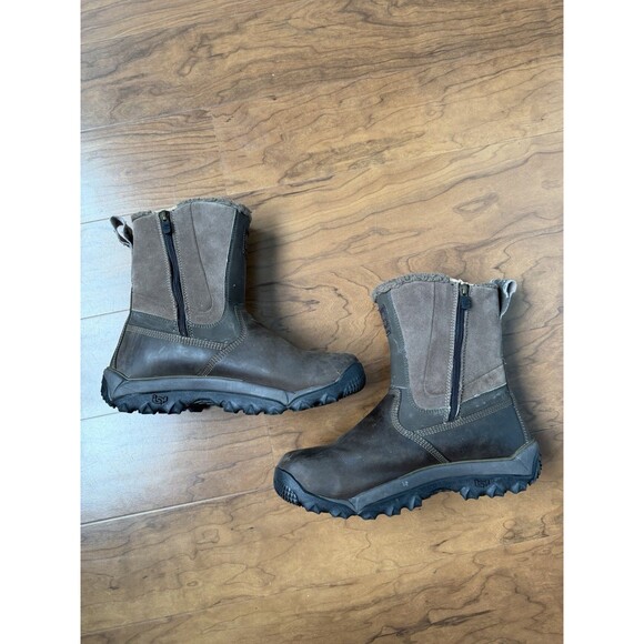 Timberland Waterproof Insulated Brown Leather Zip Boots Mens 9M 40144 main image 7